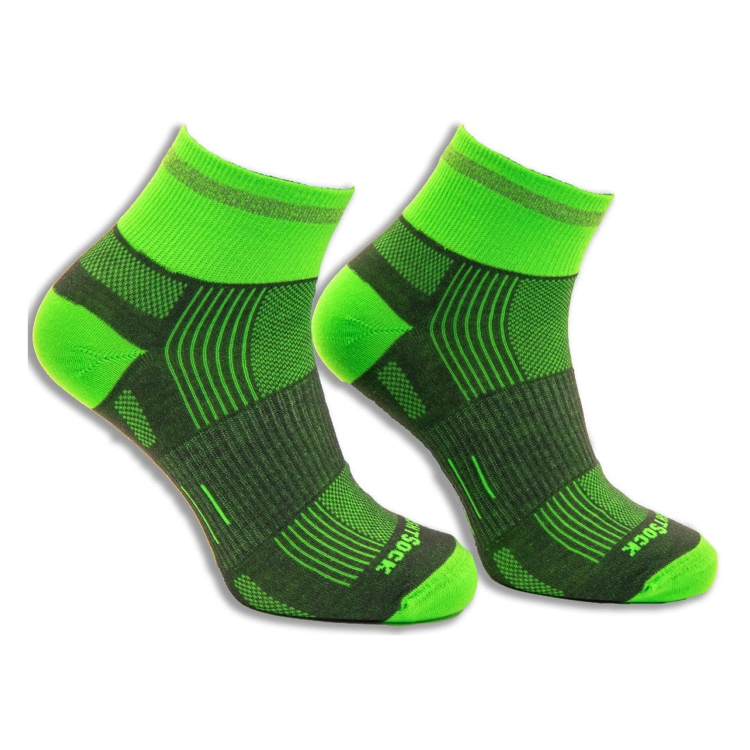 Run Reflective Quarter Socks Wrightsock NZ run-reflective-quarter-socks-wrightsock-nz