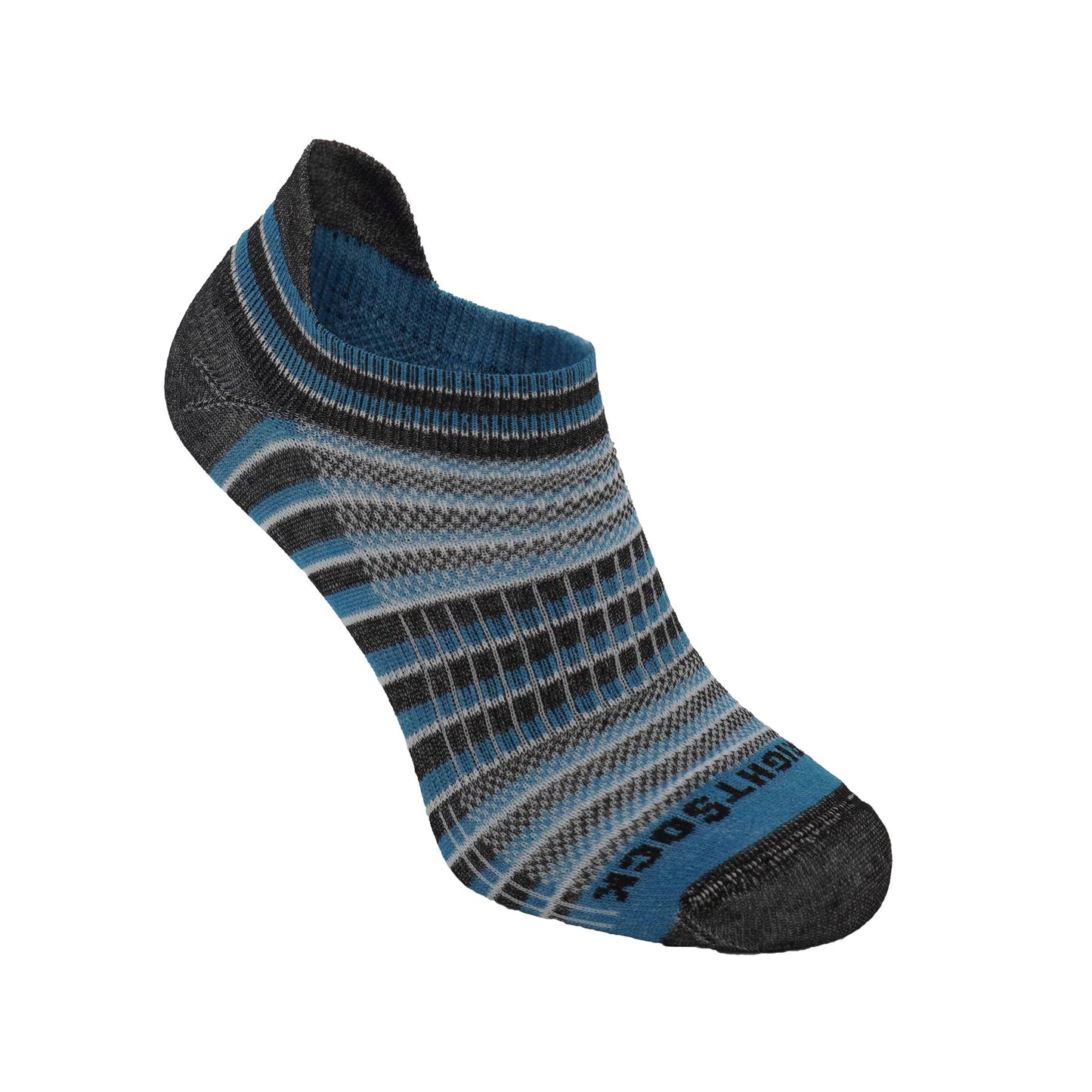 Coolmesh II - Tab Socks - Turquoise/Black Stripe