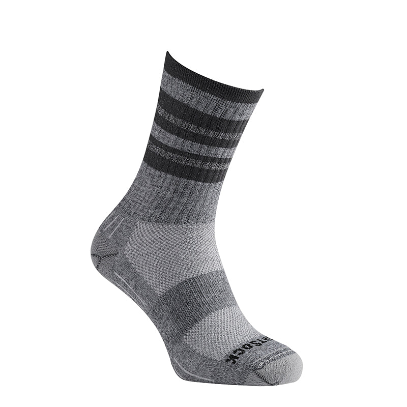 Escape - Crew Socks - Ash Twist Stripes