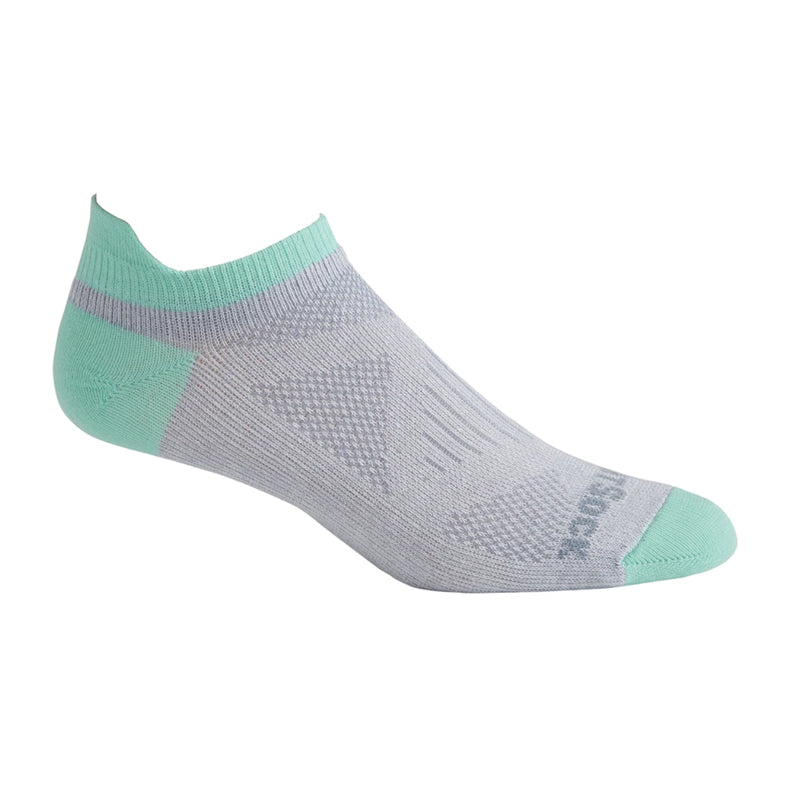 Coolmesh II - Tab Womens Socks - Light Grey/Lucite