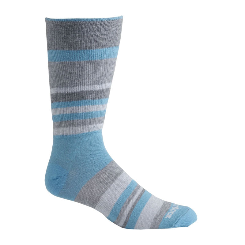 Explore - Crew Socks - Light Blue Stripe