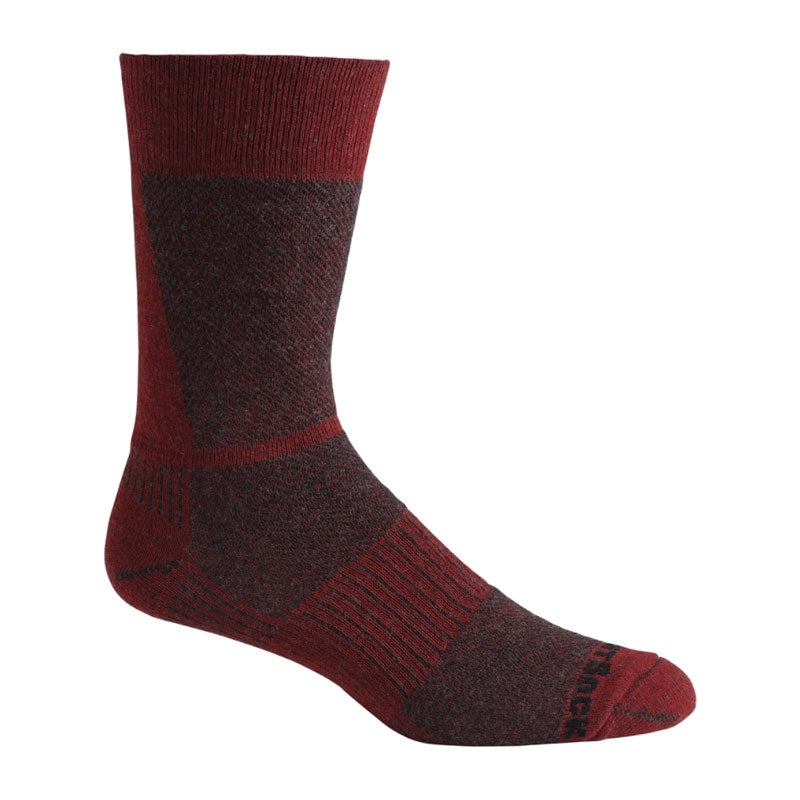 Lite Hike - Crew Socks - Black/Red