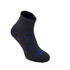 Merino Trail - Single Layer Quarter Socks - Blue