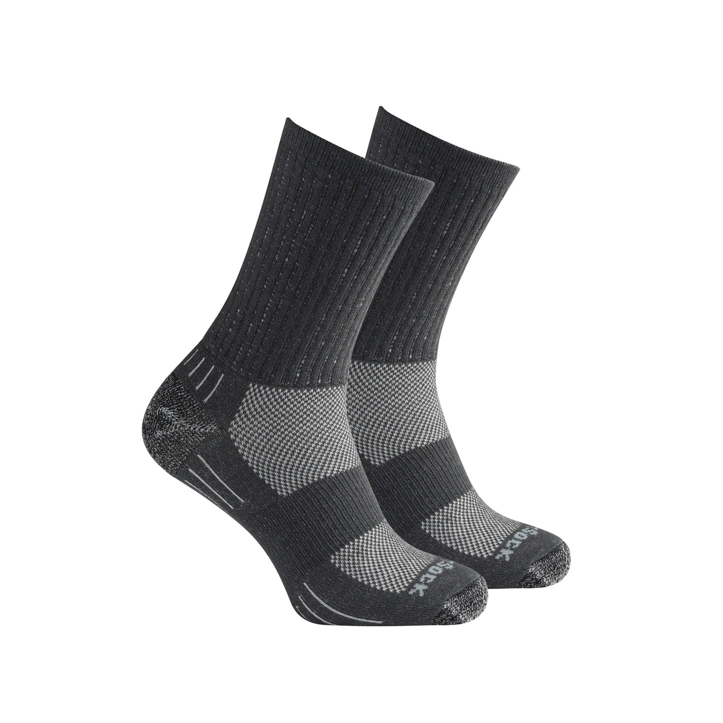 Silver Escape - Crew Socks - Steel Grey