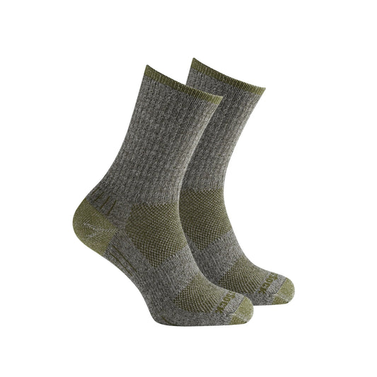 Silver Escape - Crew Socks - Trail Green